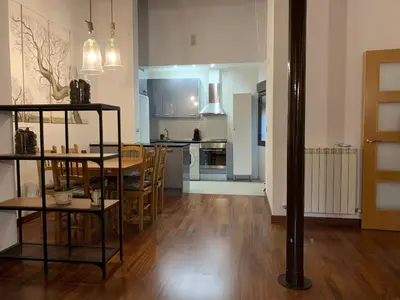 Una cocina o zona de cocina en Atico Jaca Centro