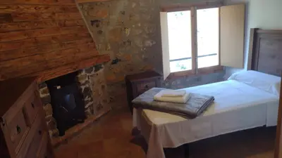 Cama o camas de una habitación en Casa Purujosa