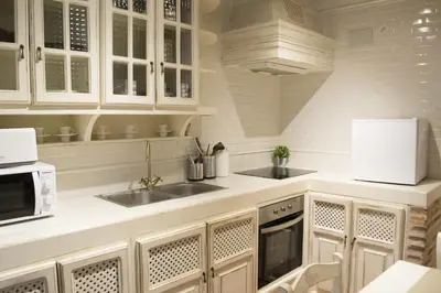 Una cocina o zona de cocina en Apartamenticos Plaza Las Armas II