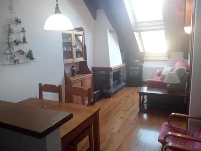 Zona de estar de Apartament Esterri
