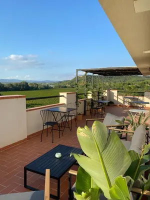 Un balcón o terraza de Hotel Rural Mas de l'Illa
