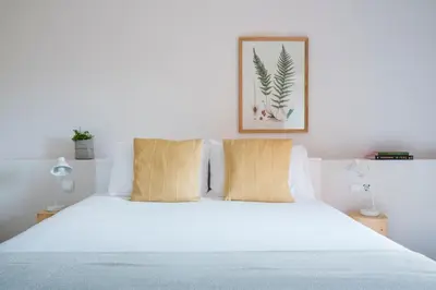 Cama o camas de una habitación en Hotel Rural Mas de l'Illa