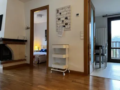 Cama o camas de una habitación en Escarra - Reformado, acogedor y luminoso, con garaje cubierto y ascensor BY PIRINEOS 360