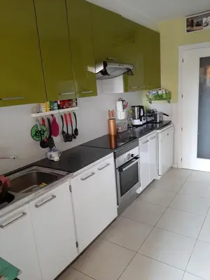 Una cocina o zona de cocina en Habitacion doble en casa compartida con anfitriones