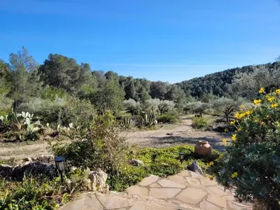 Paisaje cerca of this country house