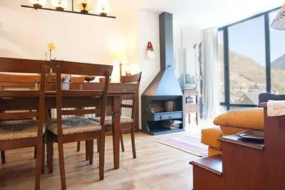 Zona de estar de Vielha centro calbeto VAD apartamento