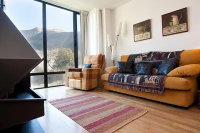 Zona de estar de Vielha centro calbeto VAD apartamento