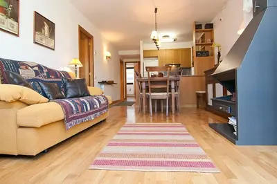 Una cocina o zona de cocina en Vielha centro calbeto VAD apartamento