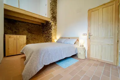 Cama o camas de una habitación en Casa Anton - La Solana