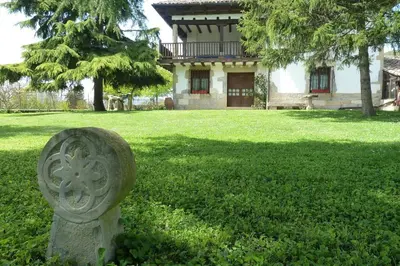 Jardín al aire libre en Casa rural Mertxenea Landetxea