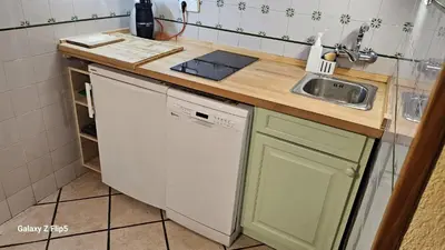 Una cocina o zona de cocina en Estudio 2-4 personas en Vielha-Baqueira