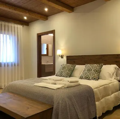 Cama o camas de una habitación en La Mañica