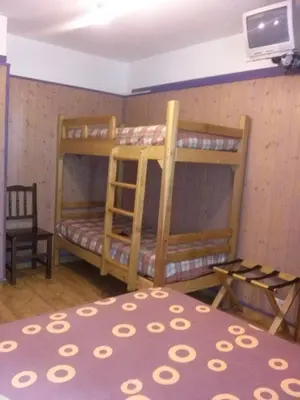 Cama o camas de una habitación en Casa Marieta