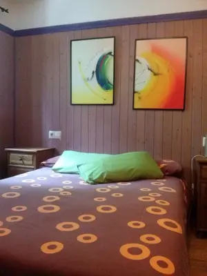 Cama o camas de una habitación en Casa Marieta