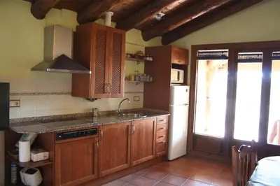 Una cocina o zona de cocina en Casa Plana