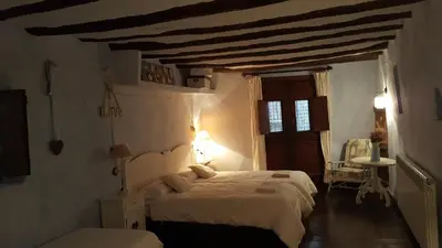 Cama o camas de una habitación en Carmen De Arnas