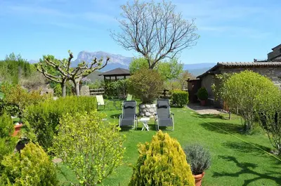 Jardín al aire libre en Casa Rural La Era
