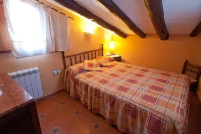 Cama o camas de una habitación en Casa lo Ferre