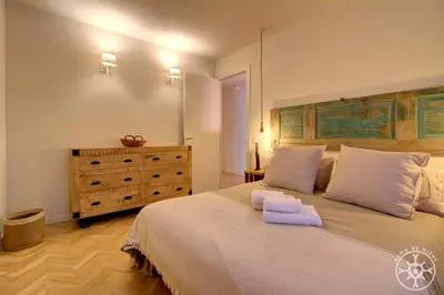 Cama o camas de una habitación en ERA PIUSA de Alma de Nieve