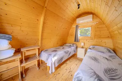 Cama o camas de una habitación en Camping Gran Sol