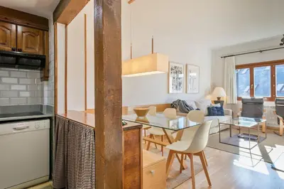 Una cocina o zona de cocina en Luderna - Apartamento Tanau A1 Esquirós