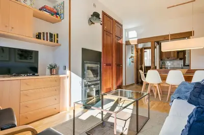 Zona de estar de Luderna - Apartamento Tanau A1 Esquirós