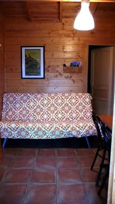 Zona de estar de Camping Aín Jaca
