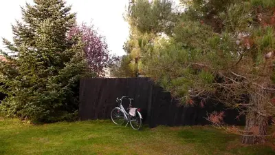 Jardín al aire libre en Camping Aín Jaca
