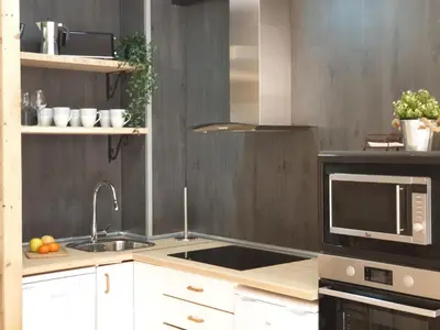 Una cocina o zona de cocina en Apartamento El sarrio