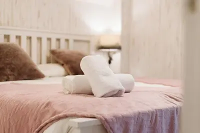 Cama o camas de una habitación en CASA FIR by Cardi Suites