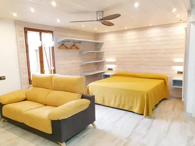 Zona de estar de Apartamentos Casa Patro