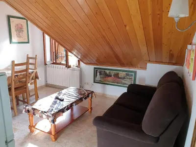 Zona de estar de Apartamentos Casa Patro