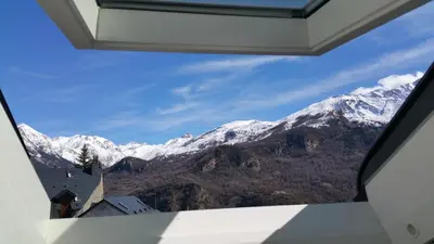Vista general de una montaña o vista desde el apartamento