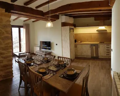 Una cocina o zona de cocina en Casa Gabaldá Apartamentos