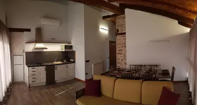 Una cocina o zona de cocina en Casa Gabaldá Apartamentos