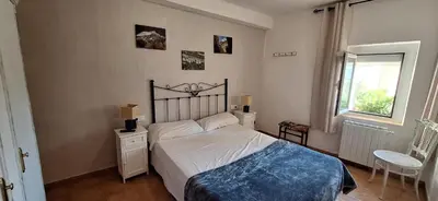 Cama o camas de una habitación en Fonda Toldra