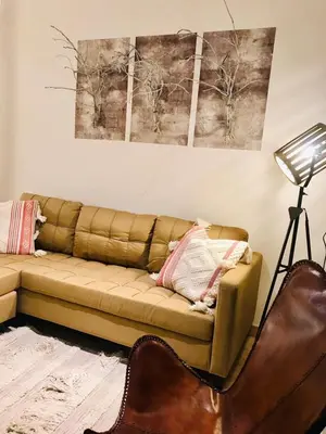 Zona de estar de Apartament La Ruella