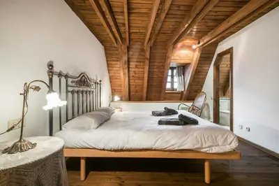 Cama o camas de una habitación en Casa Ferrera by SeaMount Rentals