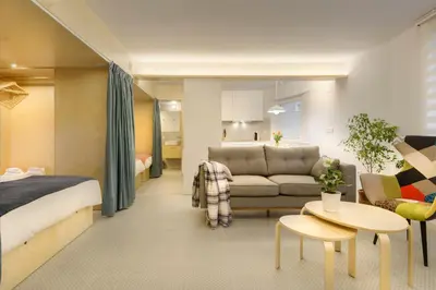 Cama o camas de una habitación en Loft Casa Berdón