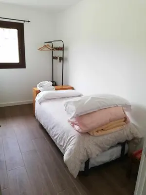 Cama o camas de una habitación en Casa Cotefablo. Alojamiento Ara (Gavin, Biescas)