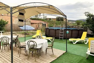 Un patio o zona al aire libre en Casa Notari Congost de Montrebei