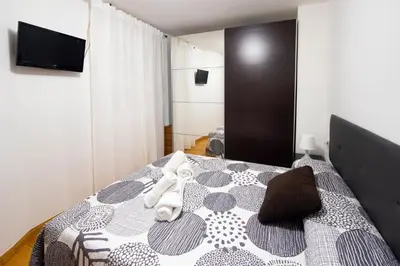 Cama o camas de una habitación en Piso en c/ Casta Álvarez