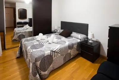 Cama o camas de una habitación en Piso en c/ Casta Álvarez
