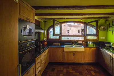 Una cocina o zona de cocina en Casa Rumbet