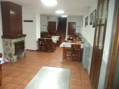 Zona de estar de Albergue de Canfranc Estación