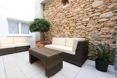 Zona de estar de Apartamentos Turísticos Mirablanc