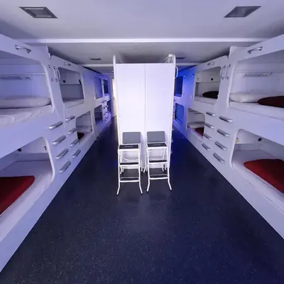 Litera o literas de una habitación en Hostel Casa Ibarrola