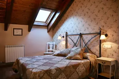 Cama o camas de una habitación en Casa Montse