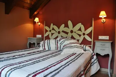 Cama o camas de una habitación en Casa Montse