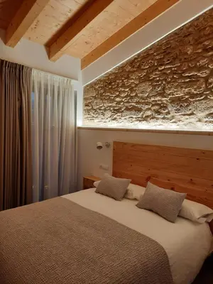 Cama o camas de una habitación en Corral de l'esquirol